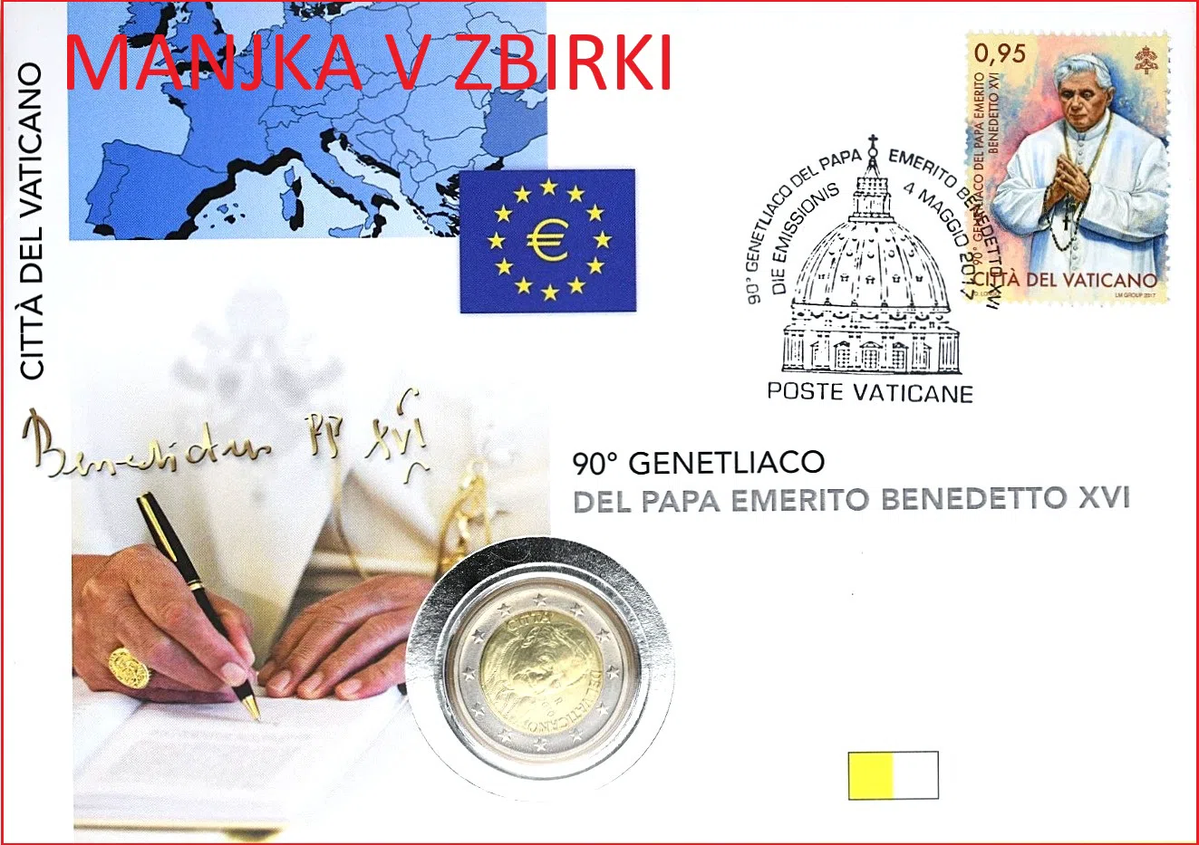 90. ROJSTNI DAN ZASLUŽNEGA PAPEŽA BENEDIKTA XVI.